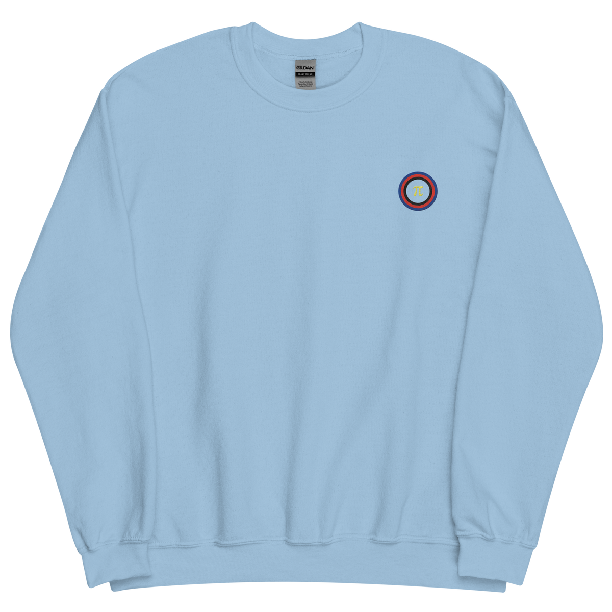 Embroidered Sweatshirt: Polyamory Pride Ring Emblem Design