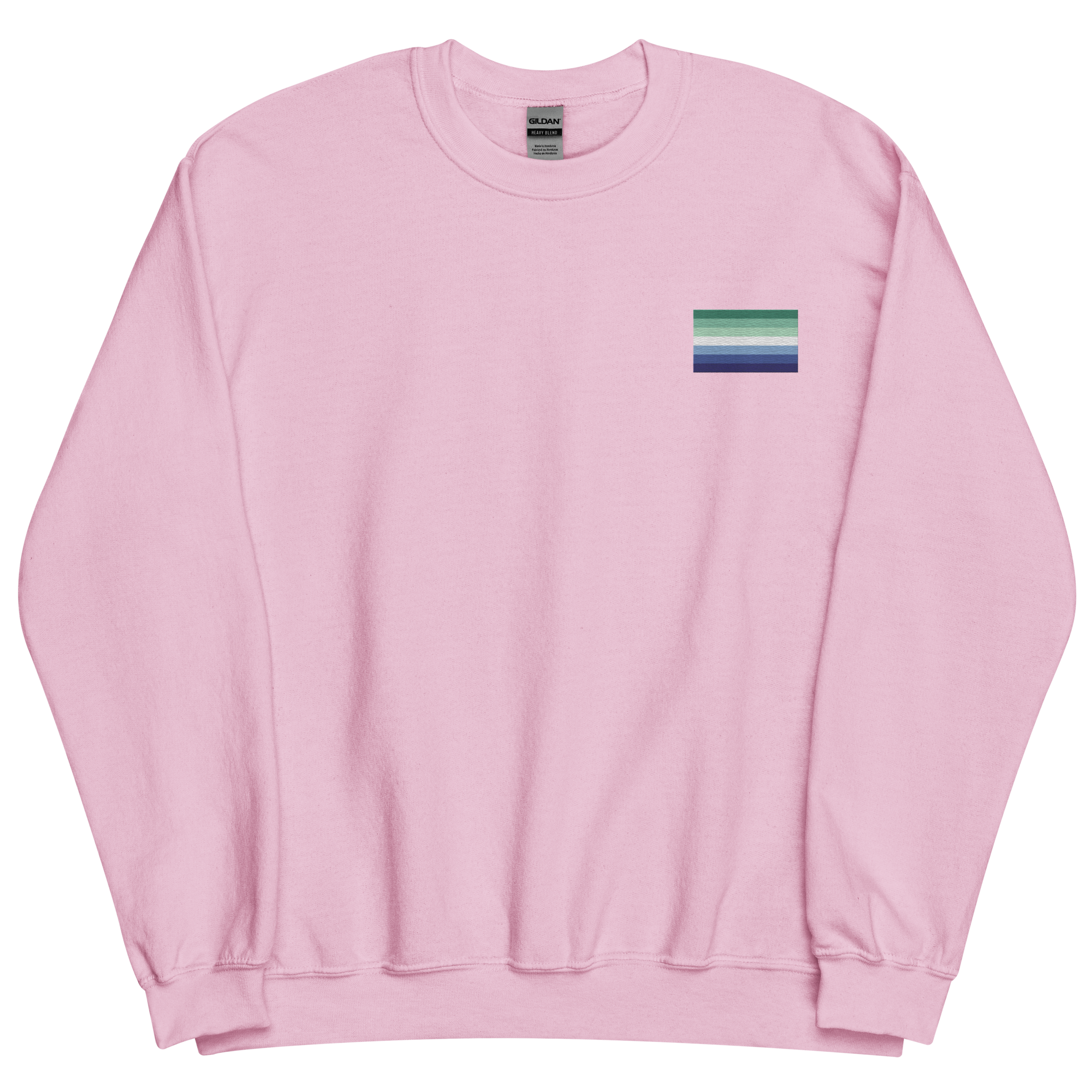 Gay Pride Flag Embroidered Sweatshirt