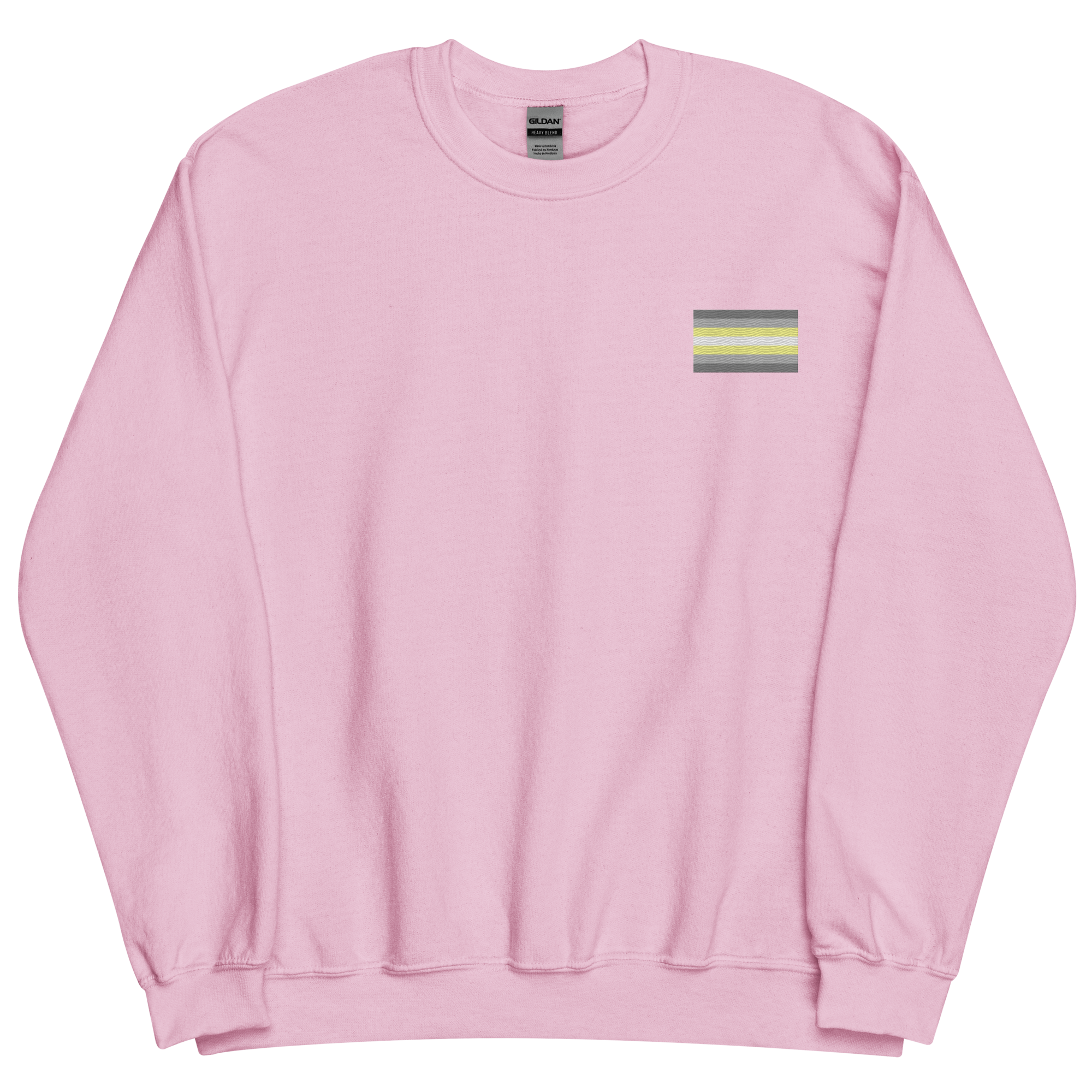 Demigender Pride Flag Embroidered Sweatshirt