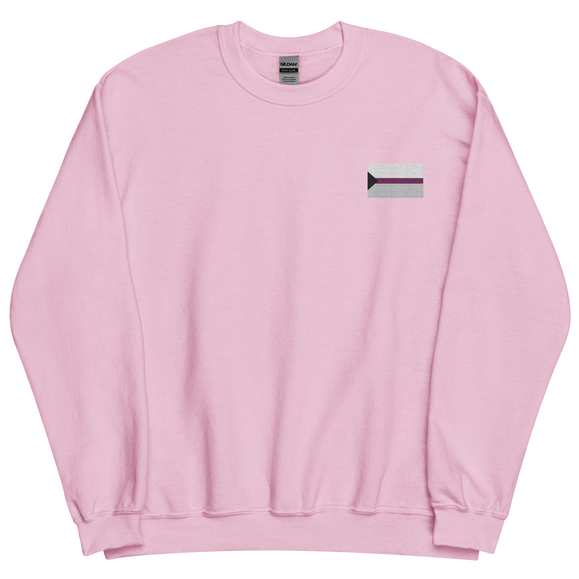 Demisexual Pride Flag Embroidered Sweatshirt