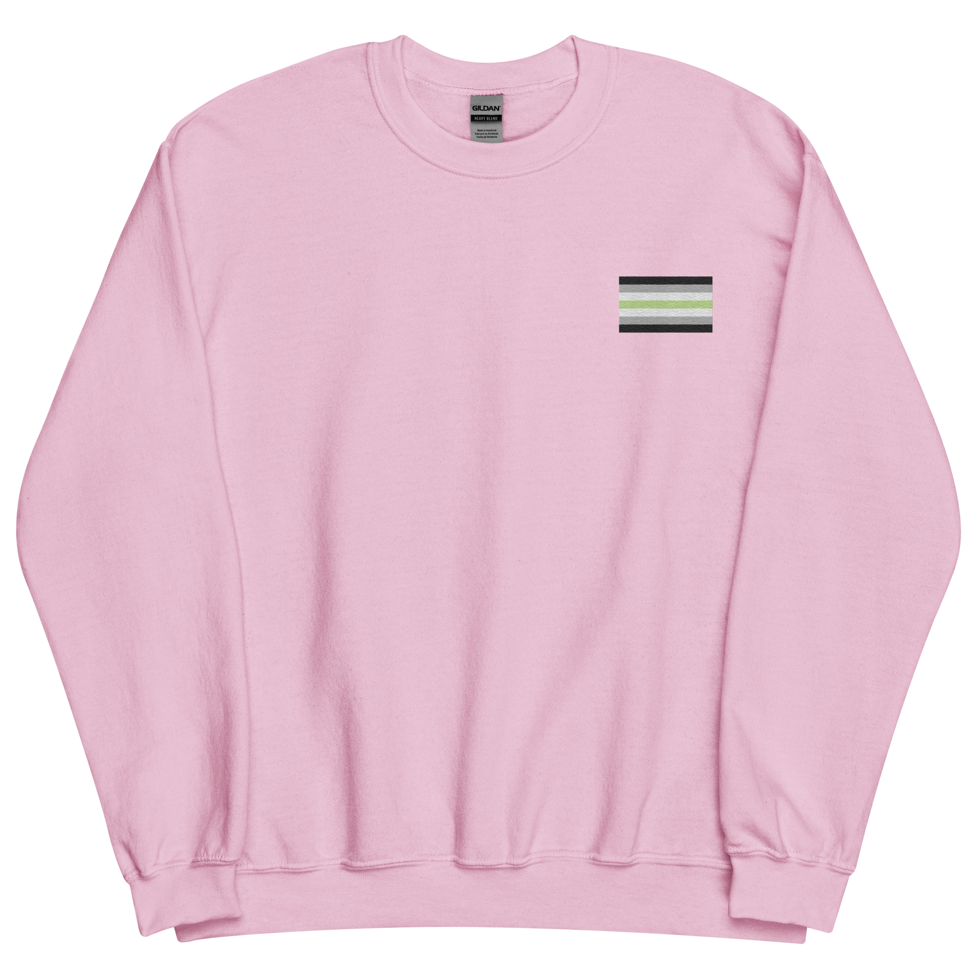 Agender Pride Flag Embroidered Sweatshirt