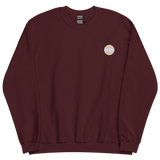 Pangender Flag Embroidered Circle Sweatshirt: Celebratory LGBTQ+ Pride Design