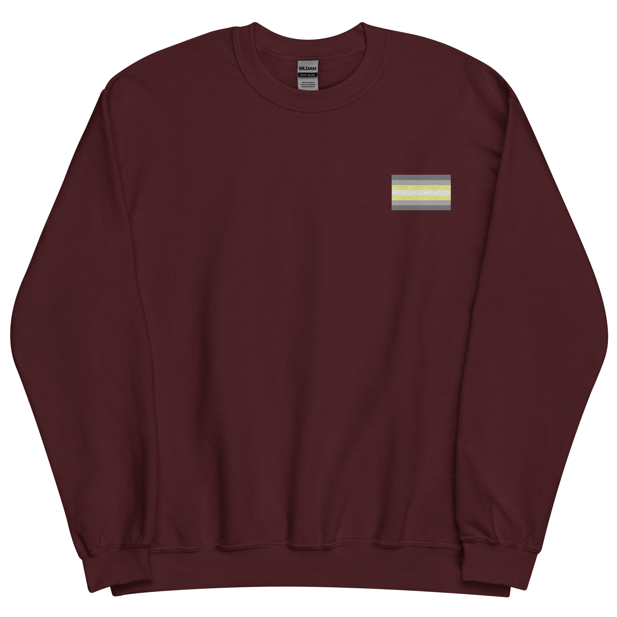 Demigender Pride Flag Embroidered Sweatshirt