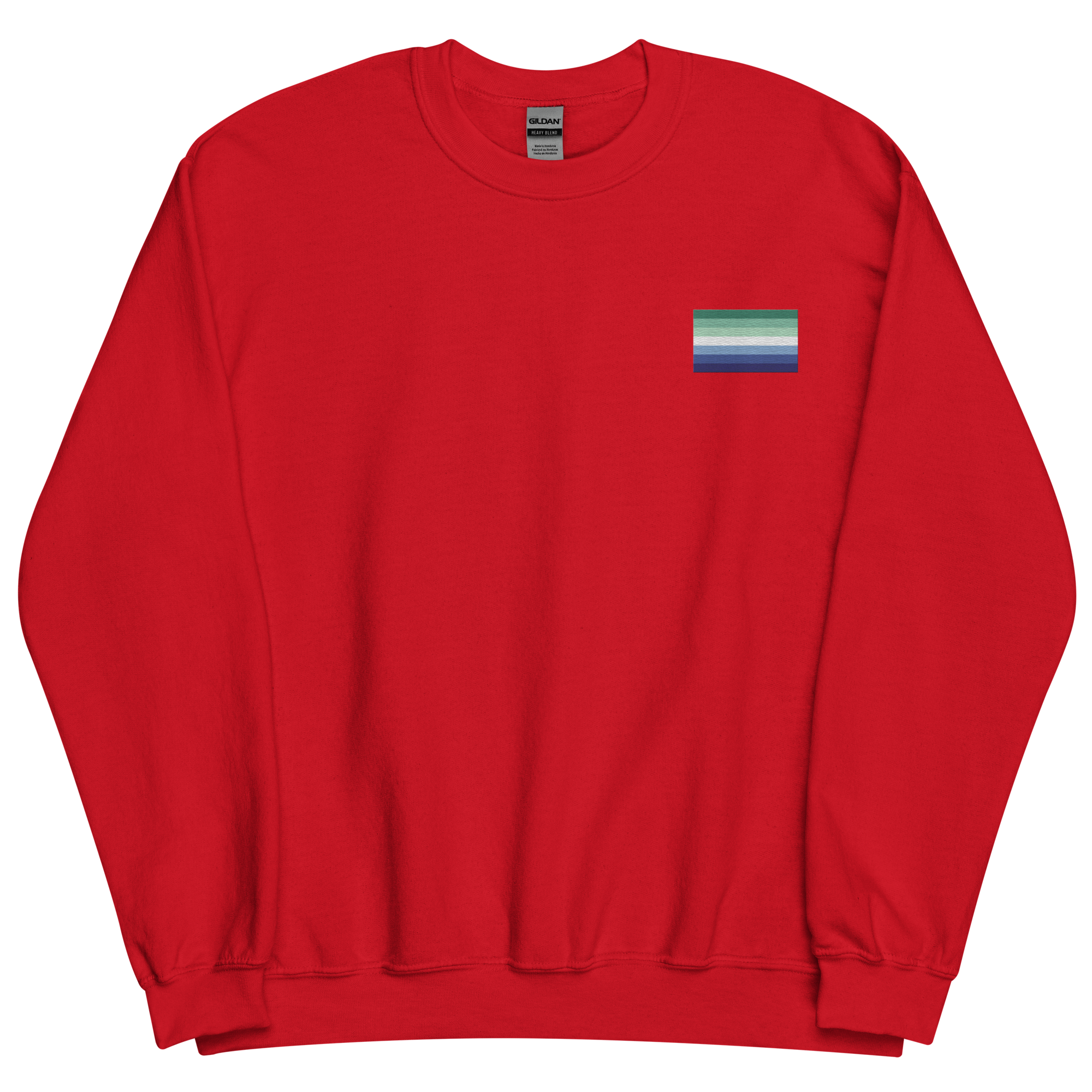 Gay Pride Flag Embroidered Sweatshirt