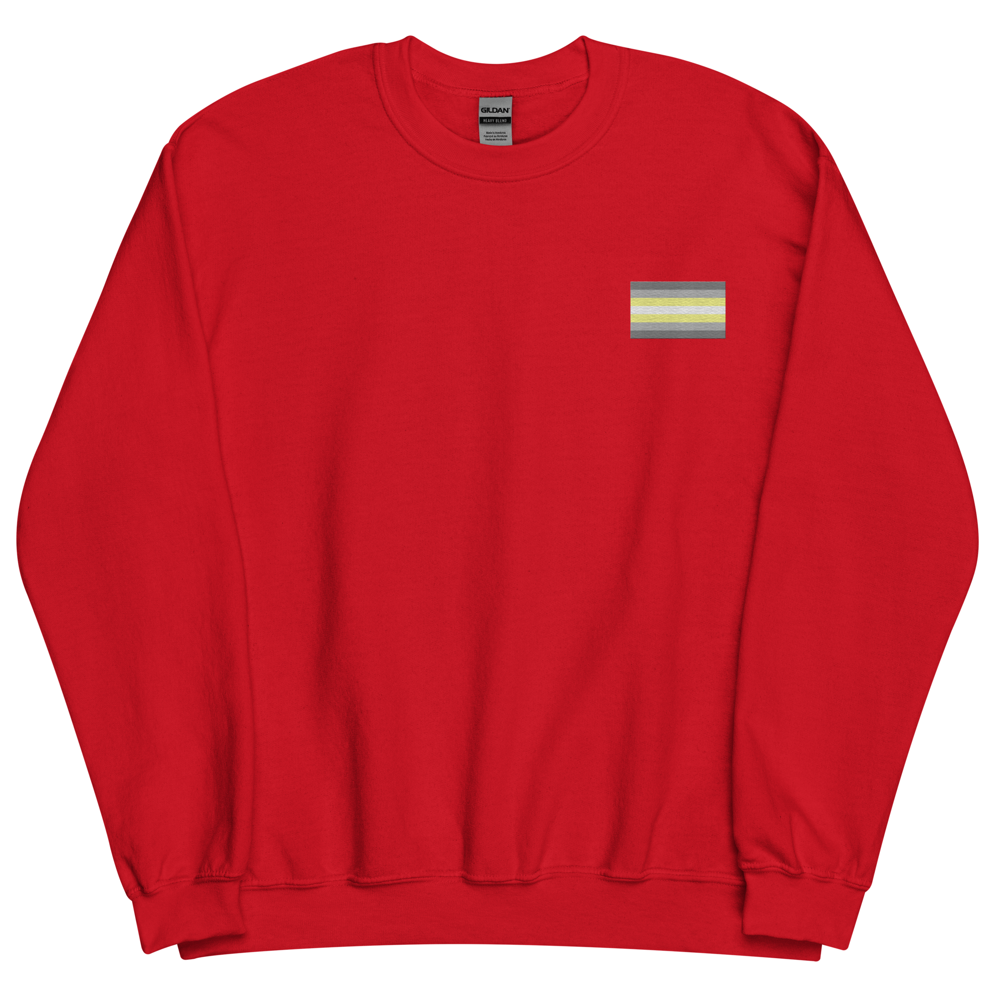 Demigender Pride Flag Embroidered Sweatshirt