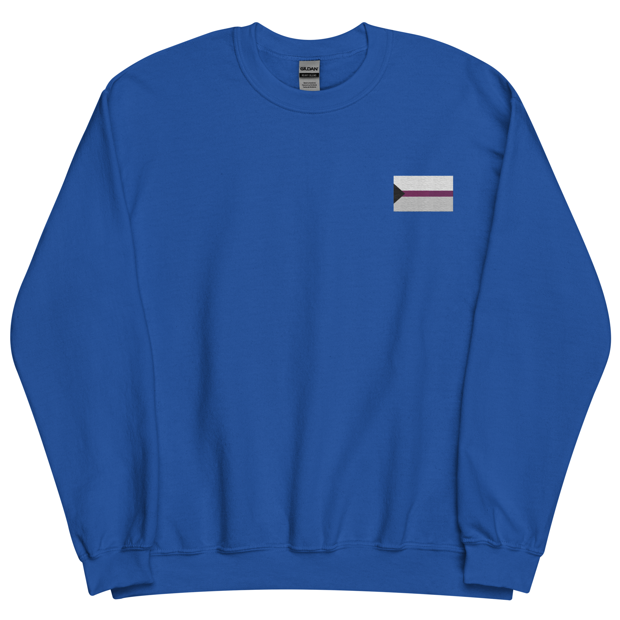 Demisexual Pride Flag Embroidered Sweatshirt