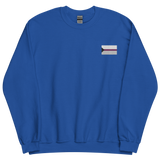 Demisexual Pride Flag Embroidered Sweatshirt