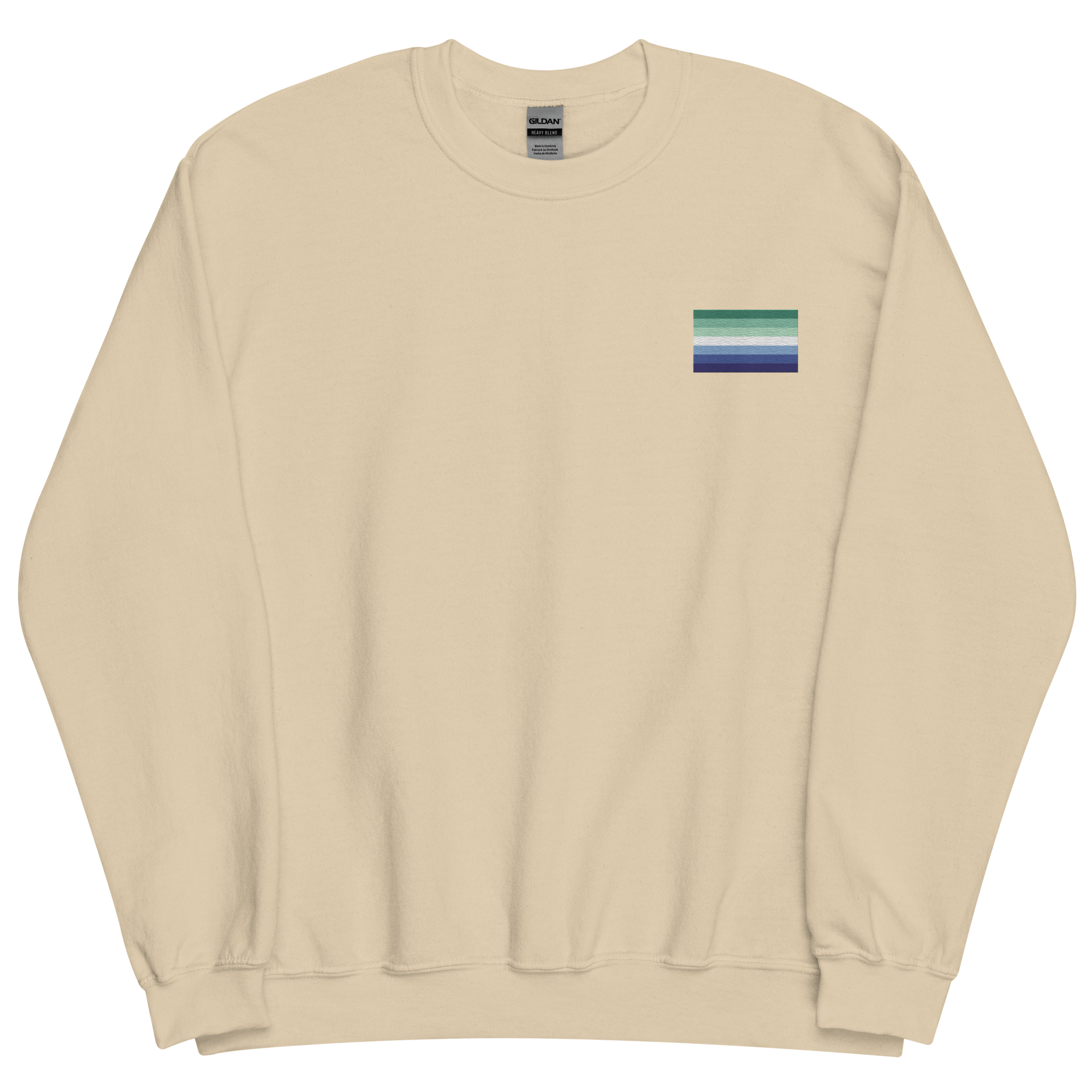 Gay Pride Flag Embroidered Sweatshirt