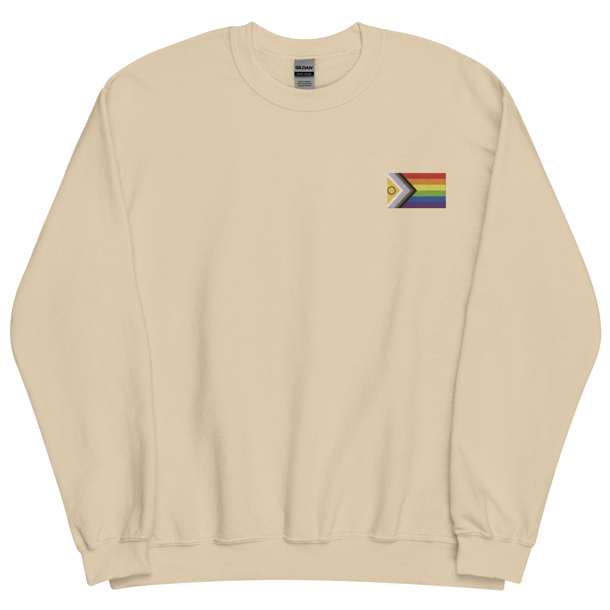 Intersex-Inclusive Pride Progress Pride Flag Embroidered Sweatshirt