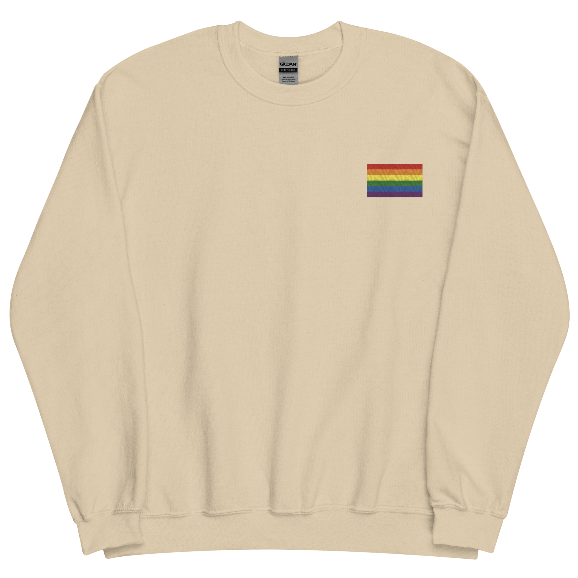 Pride Flag Embroidered Sweatshirt