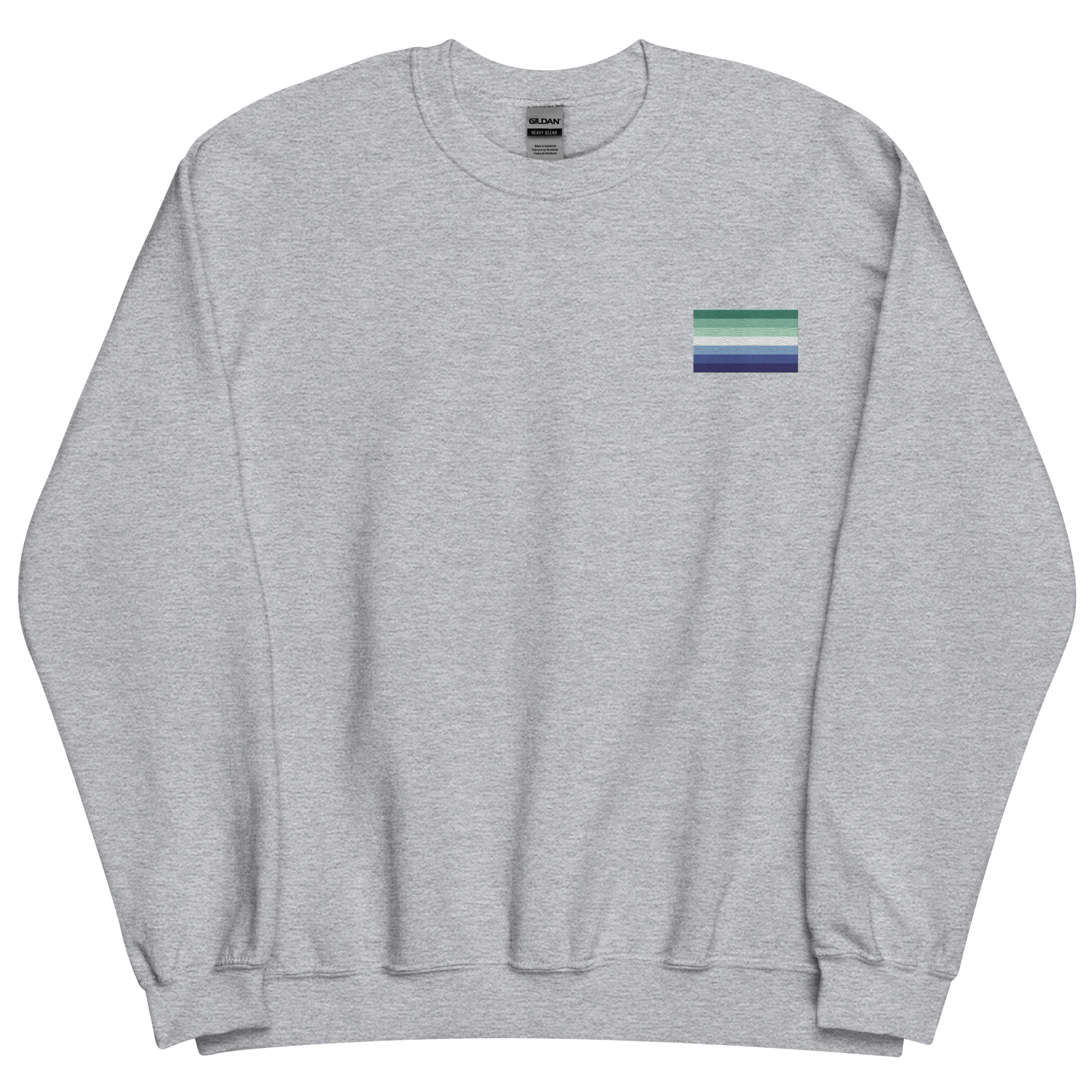 Gay Pride Flag Embroidered Sweatshirt