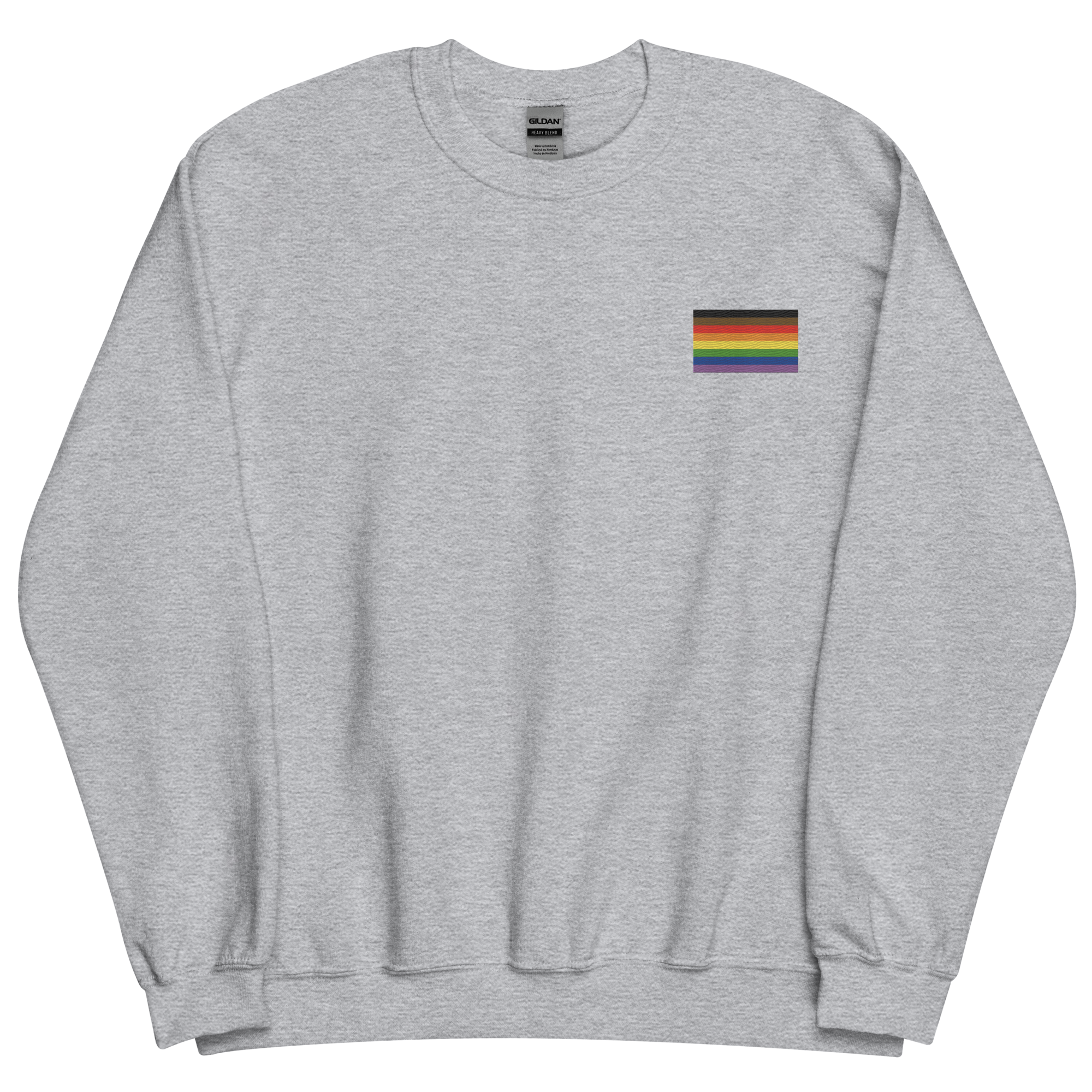 Philly Pride Flag Embroidered Sweatshirt