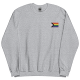 Pride Progress Pride Flag Embroidered Sweatshirt
