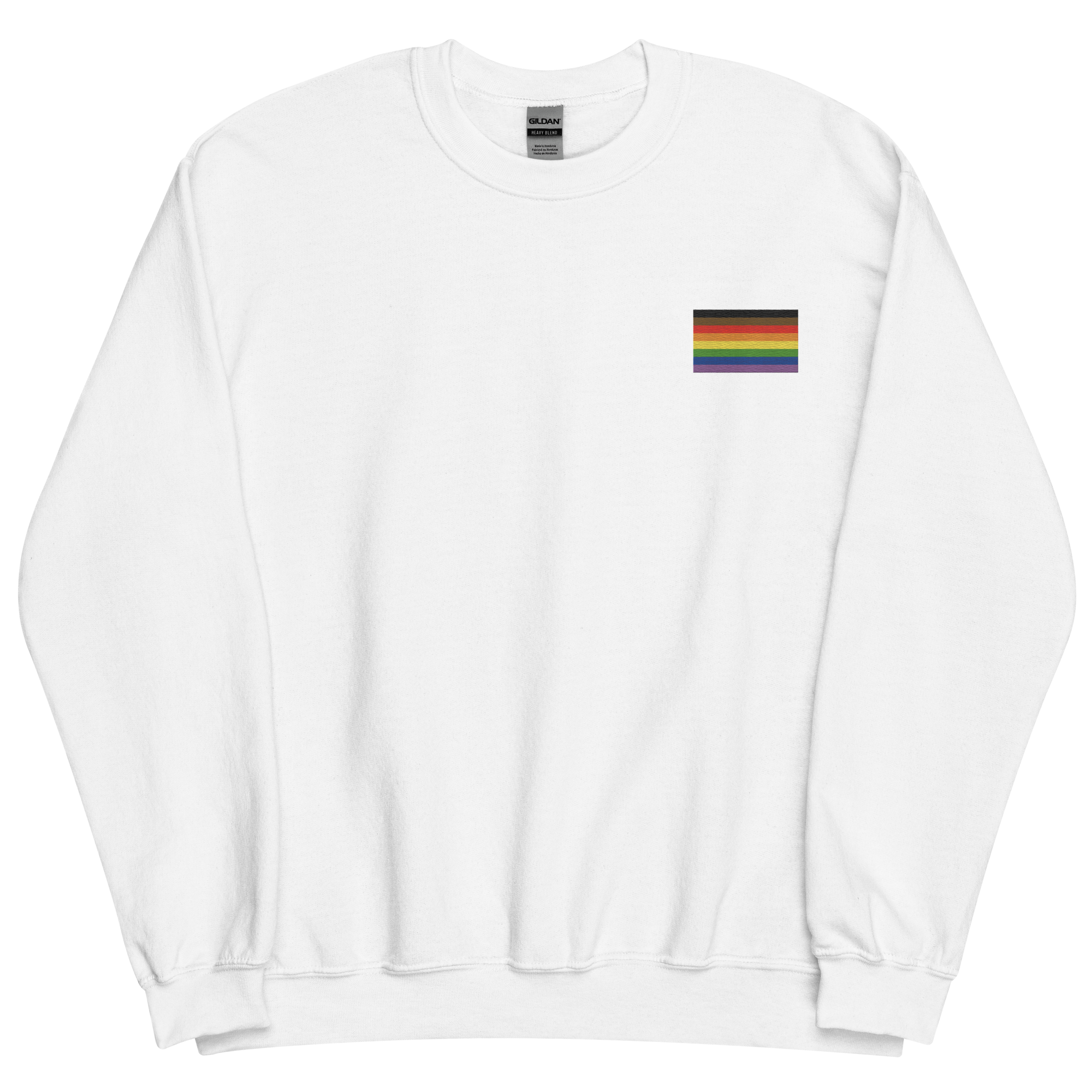 Philly Pride Flag Embroidered Sweatshirt