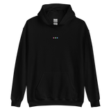 Embroidered Polysexual Hoodie: Pride Flag Horizontal Square Design