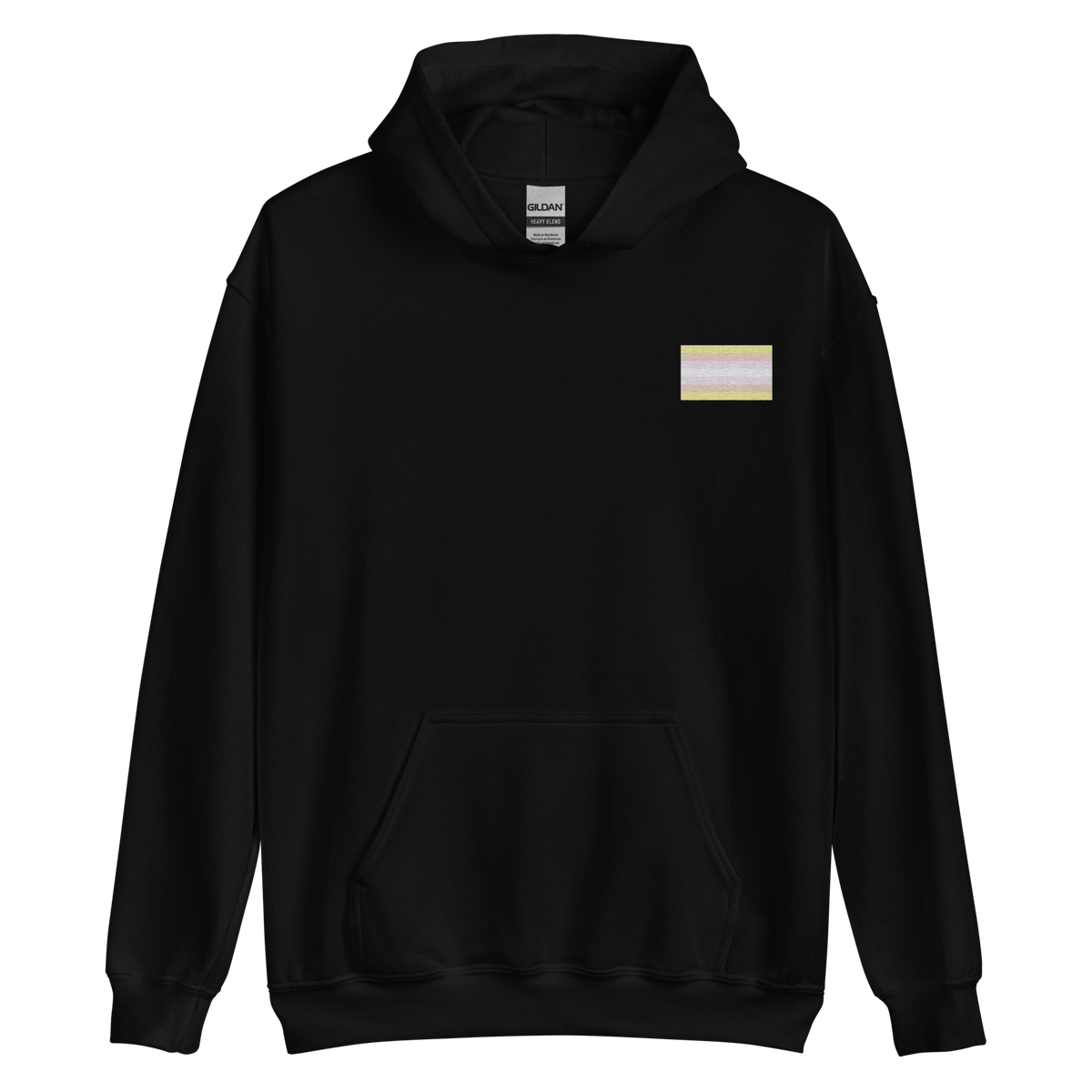 Pangender Pride Flag Embroidered Hoodie