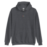 Embroidered Pansexual Hoodie: Pride Flag Horizontal Circle Design