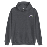 Embroidered Genderqueer Rainbow Hoodie: Pride Flag LGBTQ+ Design
