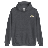 Embroidered Pangender Rainbow Hoodie: Pride Flag LGBTQ+ Design