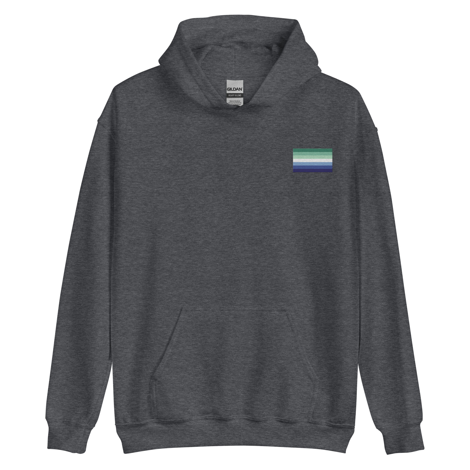 Gay Pride Flag Embroidered Hoodie