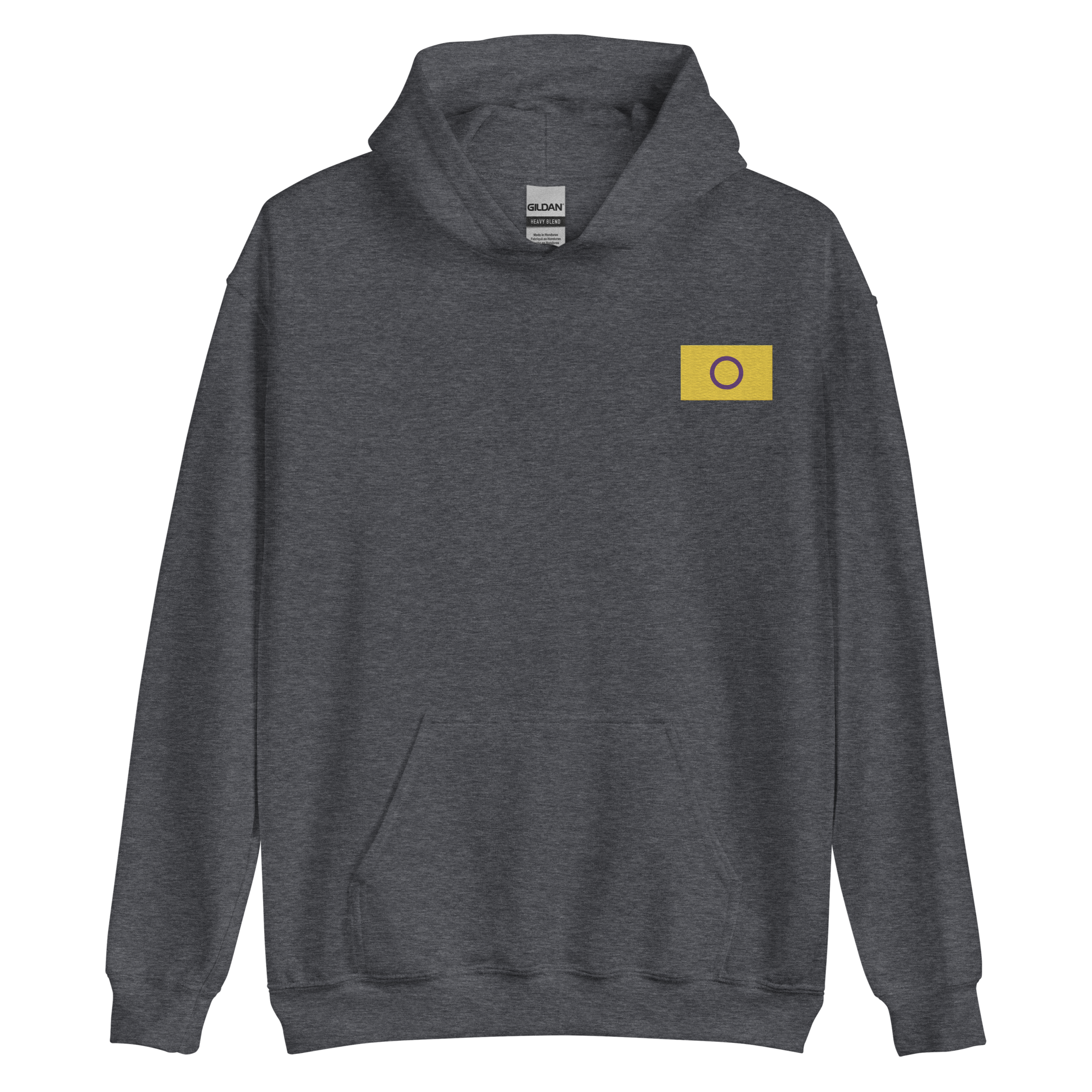 Intersex Pride Flag Embroidered Hoodie