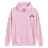 Embroidered Polyamory Rainbow Hoodie: Pride Flag LGBTQ+ Design