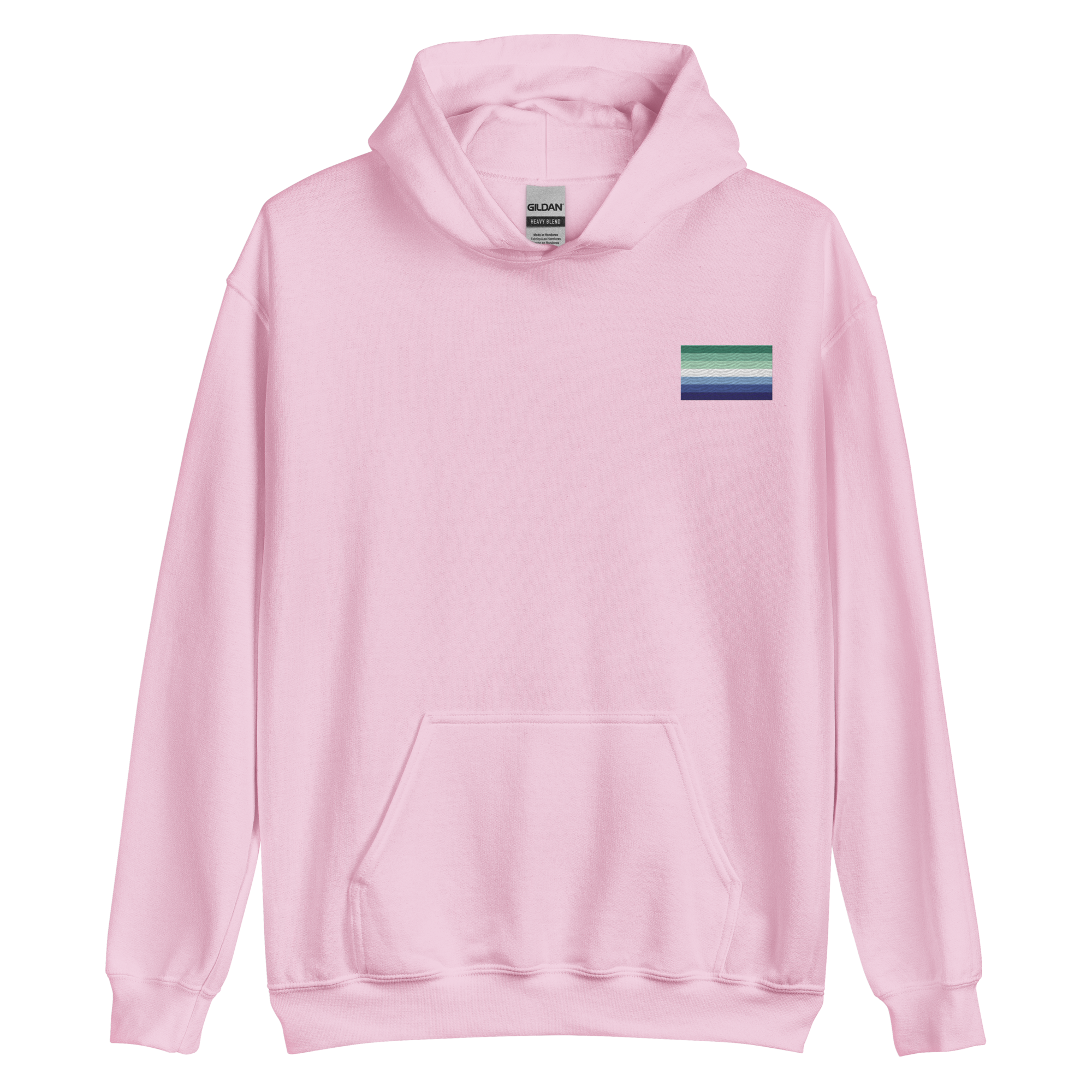 Gay Pride Flag Embroidered Hoodie