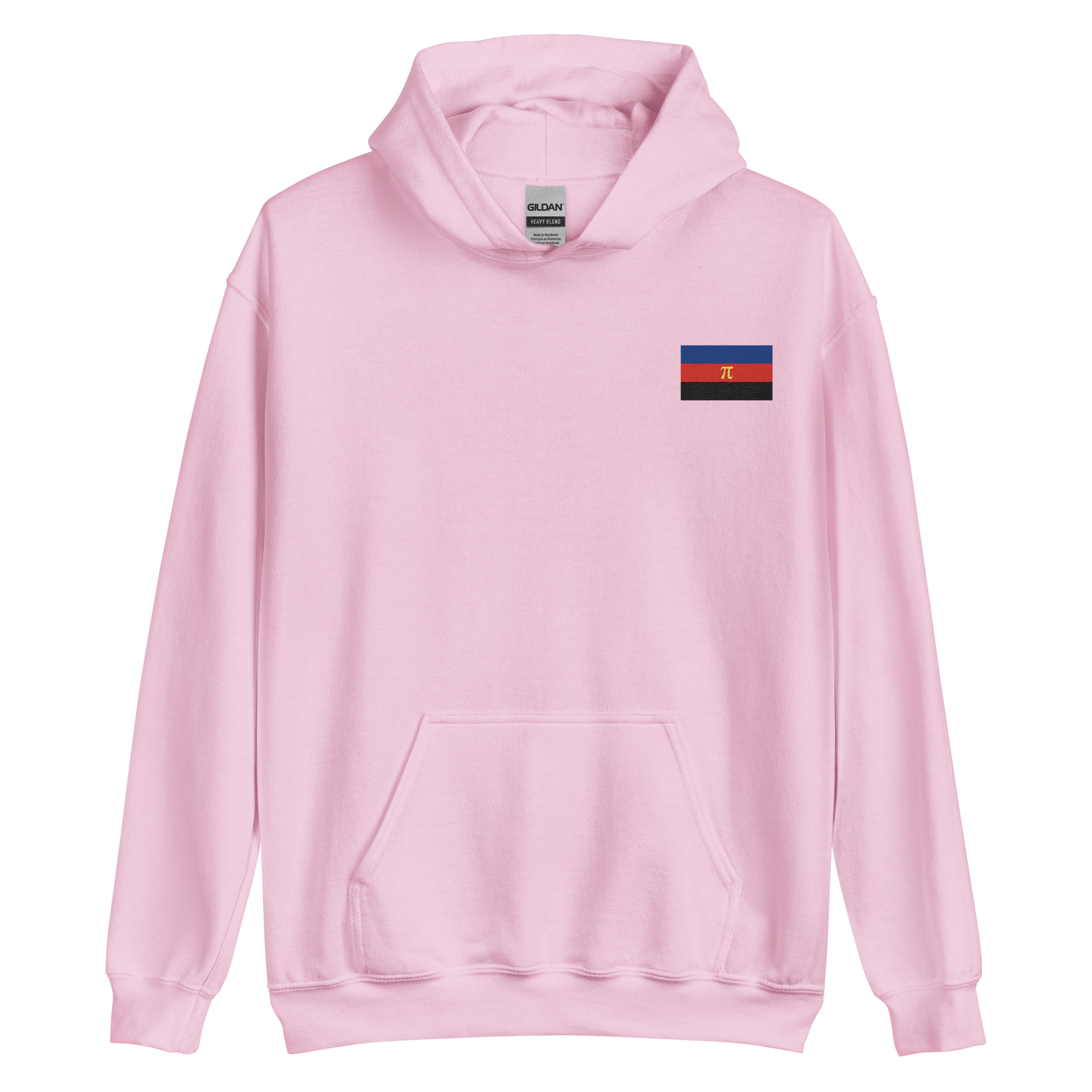 Polyamory Pride Flag Embroidered Hoodie