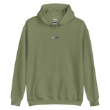 Embroidered Genderfluid Hoodie: Pride Flag Horizontal Circle Design