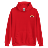 Embroidered Nonbinary Rainbow Hoodie: Pride Flag LGBTQ+ Design