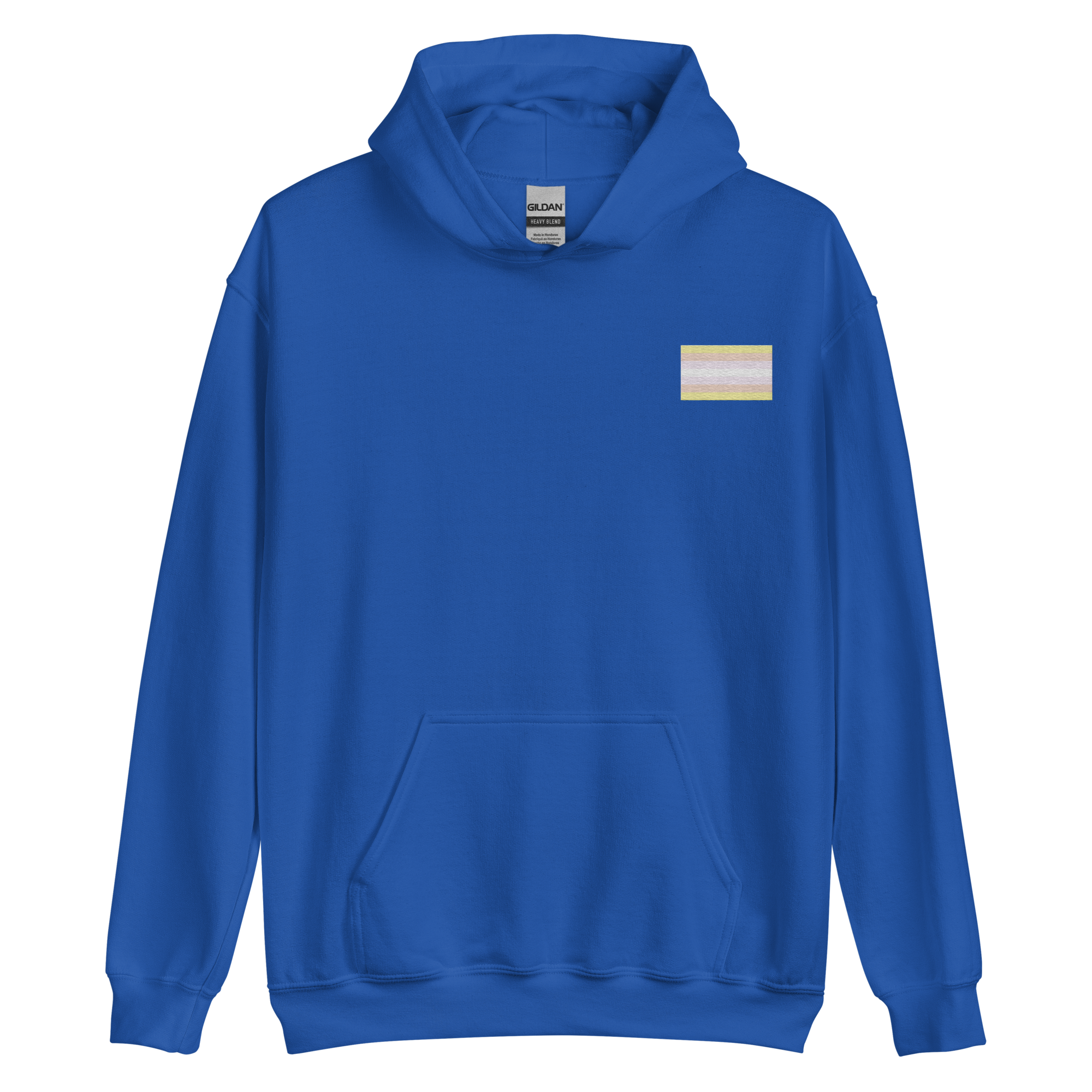 Pangender Pride Flag Embroidered Hoodie