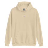 Embroidered Demisexual Hoodie: Pride Flag Horizontal Square Design