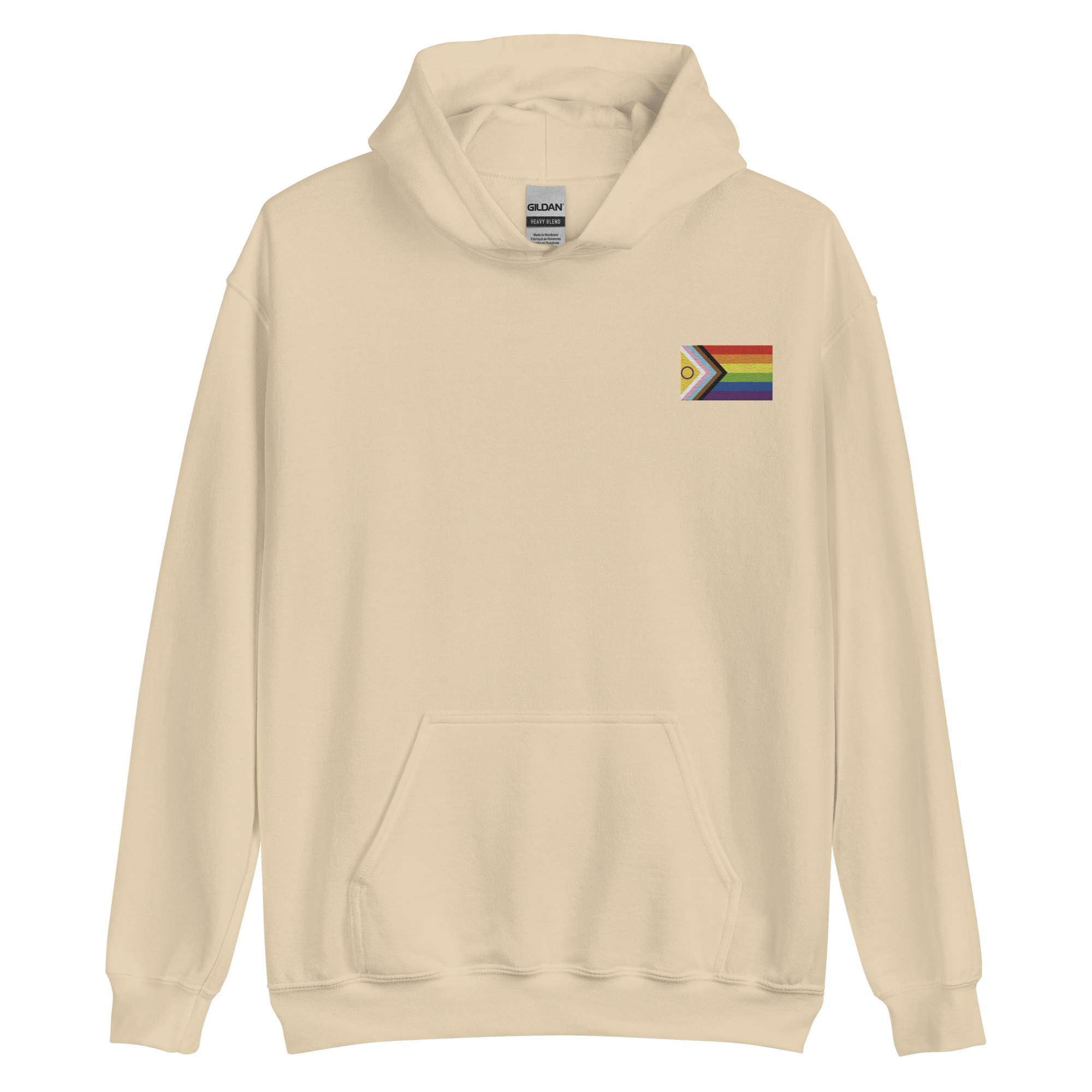 Intersex-Inclusive Pride Progress Pride Flag Embroidered Hoodie