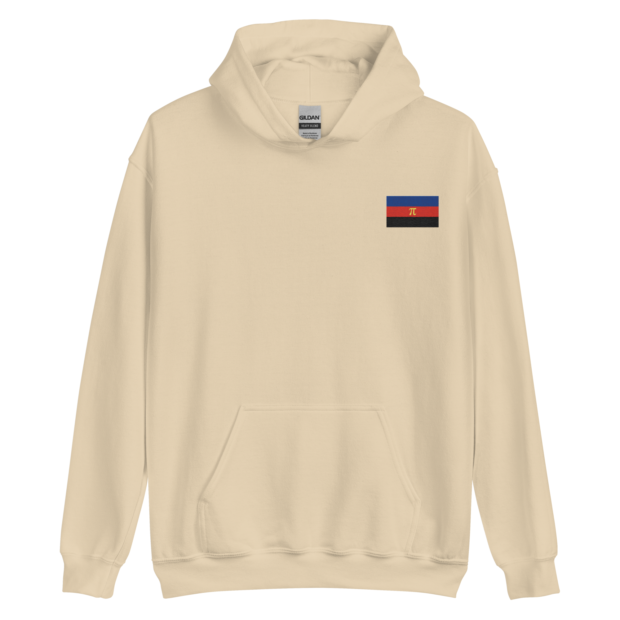 Polyamory Pride Flag Embroidered Hoodie