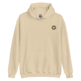 Embroidered Hoodie: Pride Ring Emblem Design
