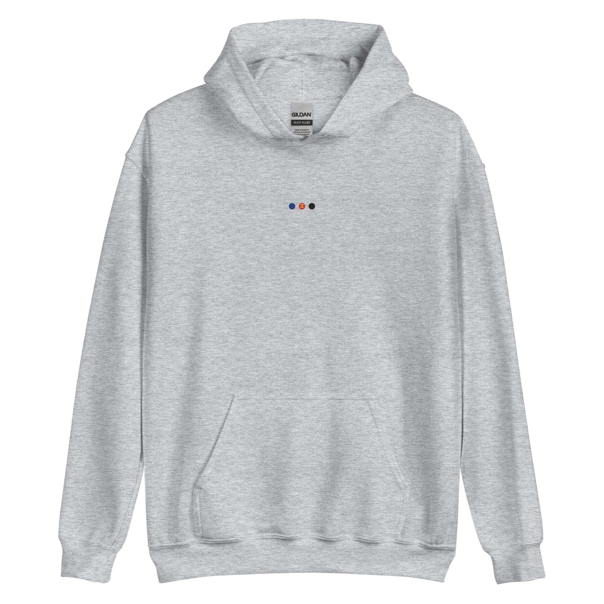 Embroidered Polyamory Hoodie: Pride Flag Horizontal Circle Design