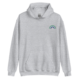 Embroidered Gay Pride Rainbow Hoodie: Pride Flag LGBTQ+ Design
