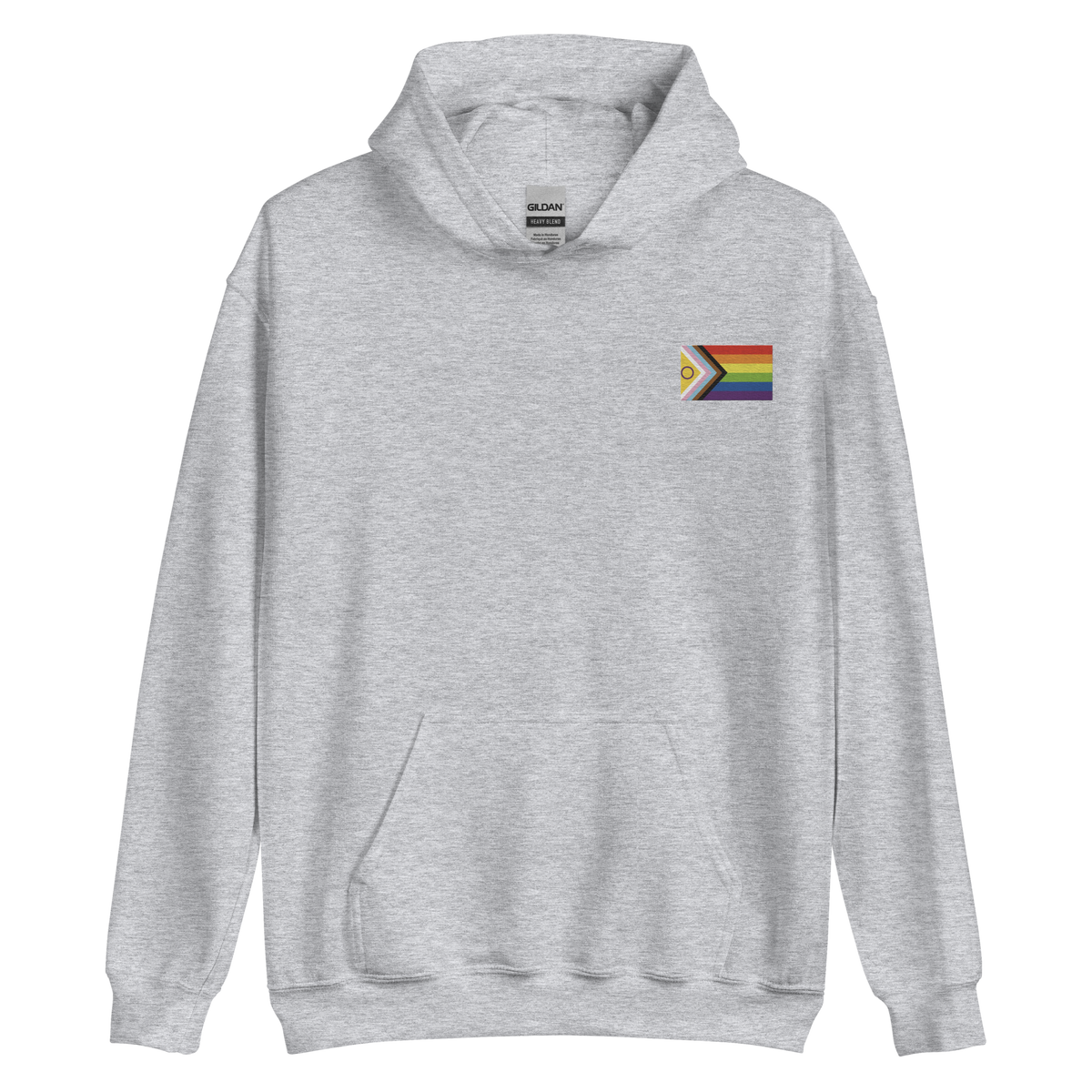 Intersex-Inclusive Pride Progress Pride Flag Embroidered Hoodie