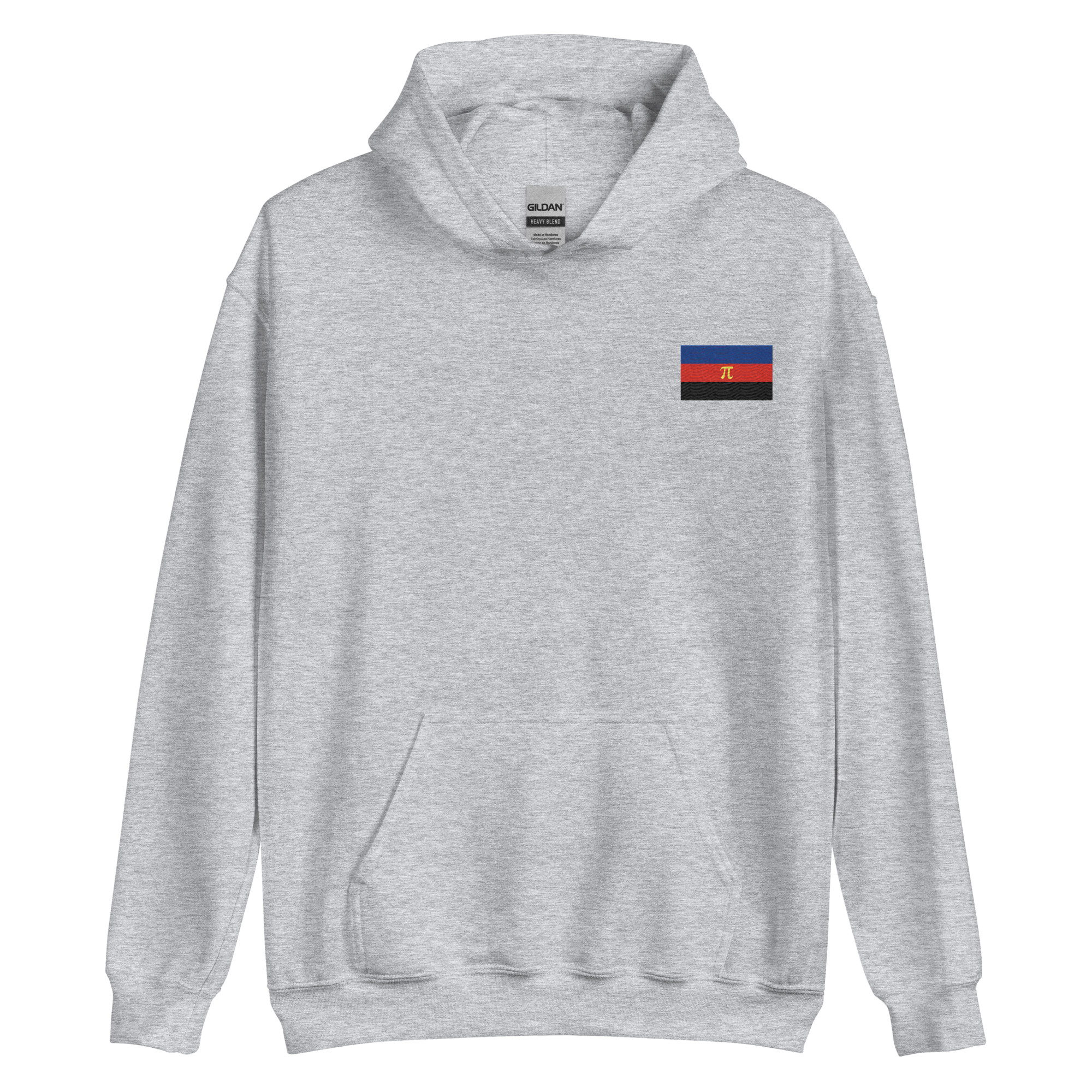 Polyamory Pride Flag Embroidered Hoodie