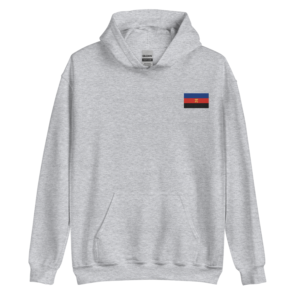 Polyamory Pride Flag Embroidered Hoodie