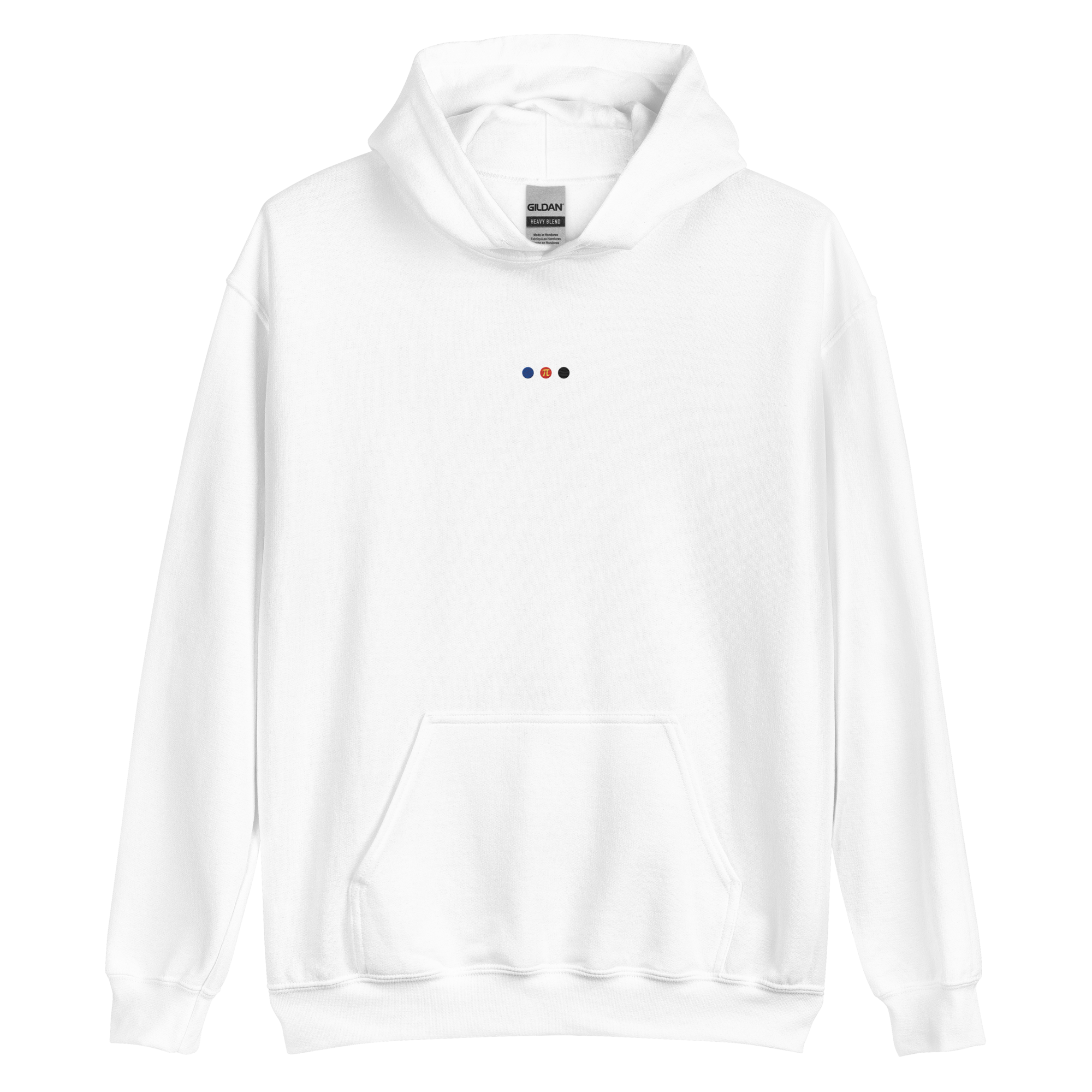 Embroidered Polyamory Hoodie: Pride Flag Horizontal Circle Design