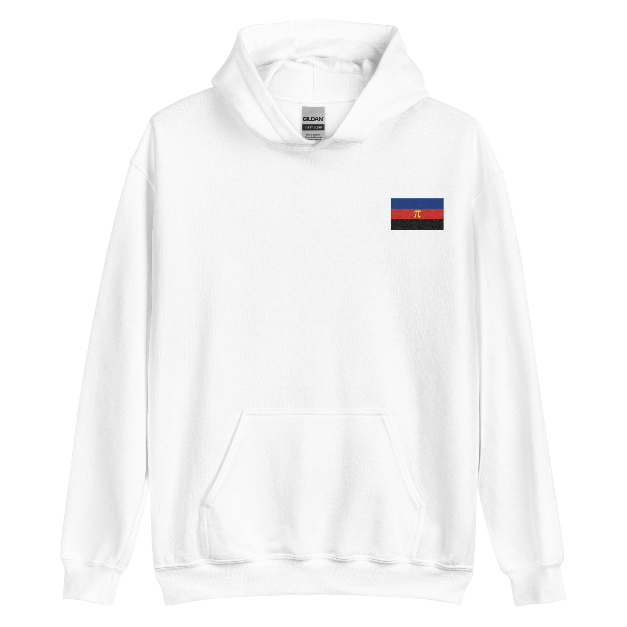Polyamory Pride Flag Embroidered Hoodie