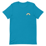 Embroidered Demigender Rainbow T-Shirt: Pride Flag LGBTQ+ Design