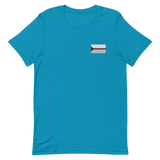 Demisexual Pride Flag Embroidered T-Shirt