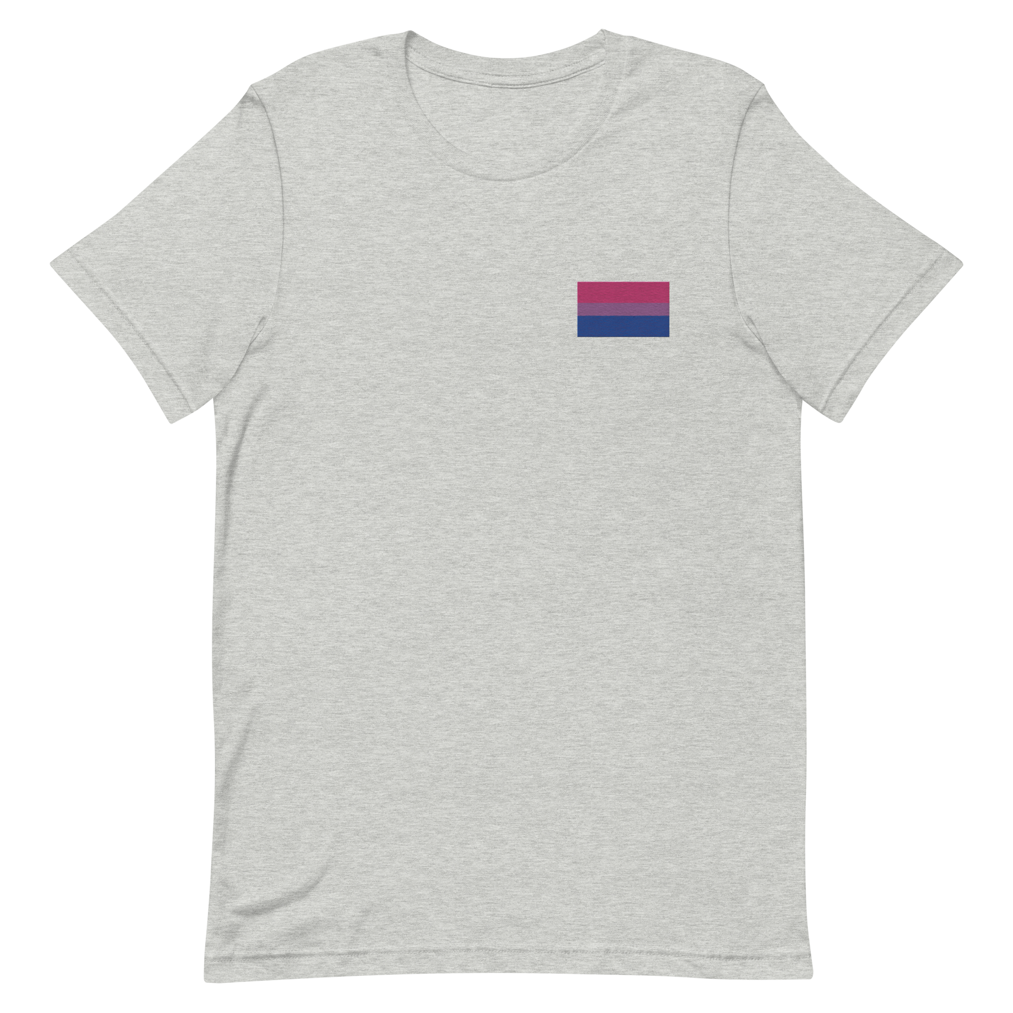 Bisexual Pride Flag Embroidered T-Shirt