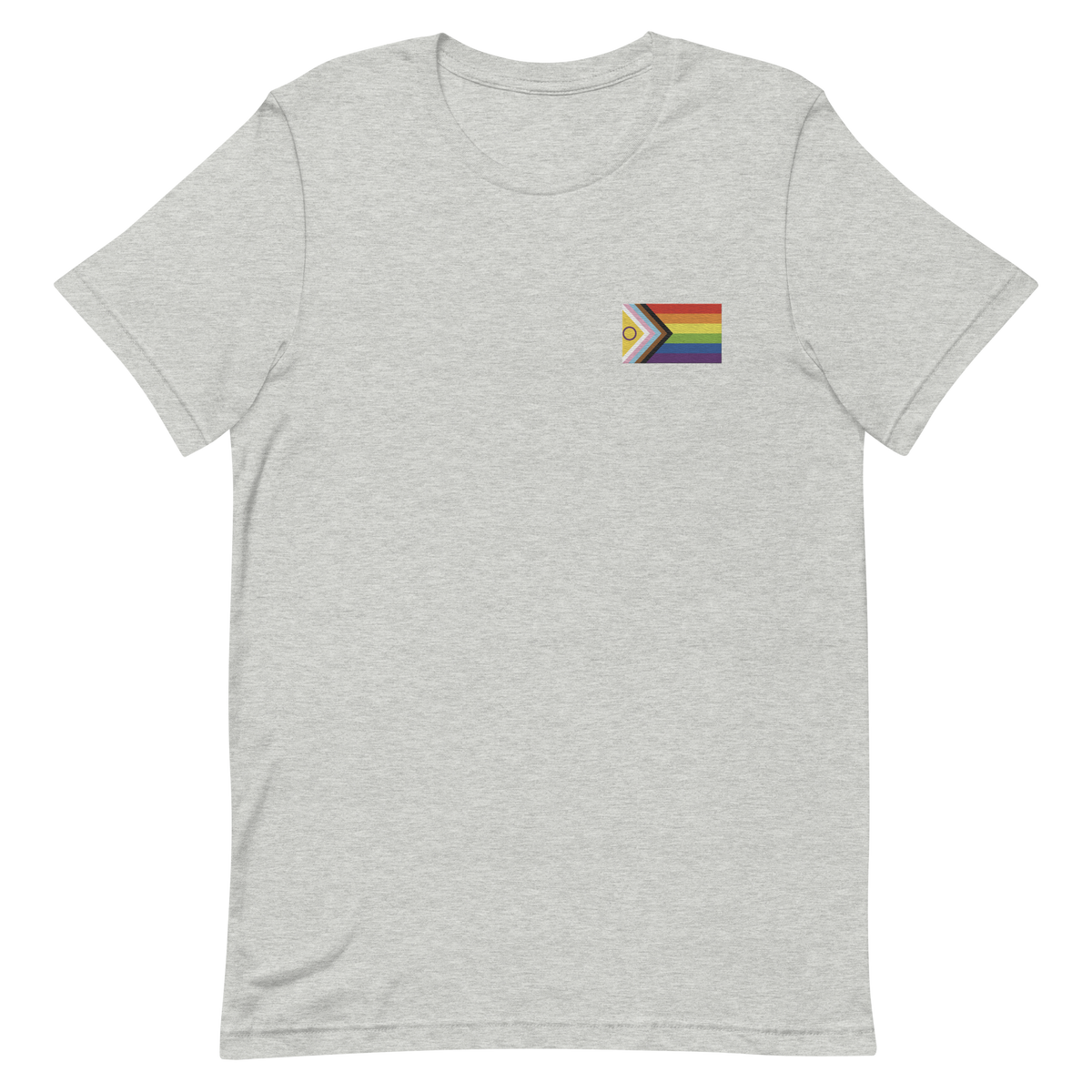 Intersex-Inclusive Pride Progress Pride Flag Embroidered T-Shirt