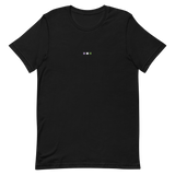 Embroidered Genderqueer T-Shirt: Pride Flag Horizontal Square Design