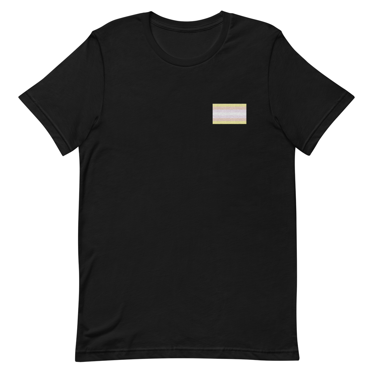 Pangender Pride Flag Embroidered T-Shirt