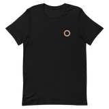 Embroidered Tee: Pansexual Pride Ring Emblem Design
