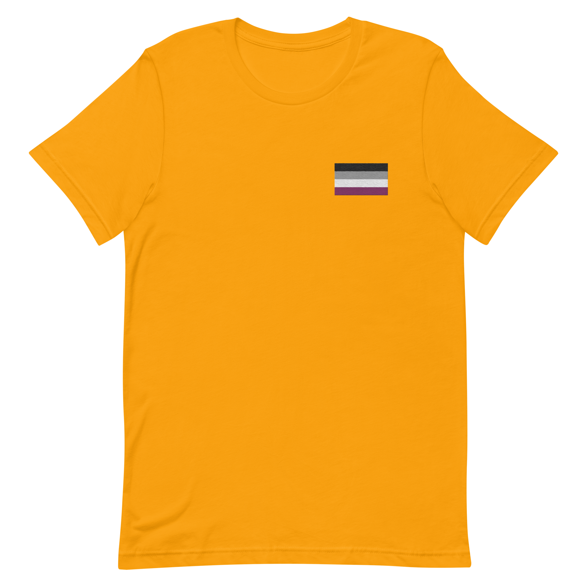 Asexual Pride Flag Embroidered T-Shirt